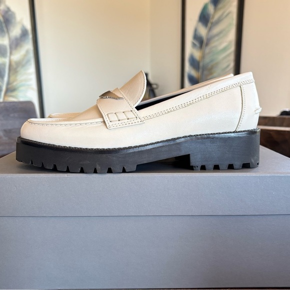 ZADIG & VOLTAIRE Joecassin Loafers in Ice color with Black Sole - Picture 6 of 12